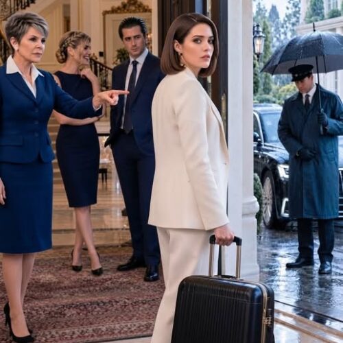 After signing the divorce papers, my mother-in-law gave me 24 hours to leave. I opened the safe, grabbed documents, and called a luxury car. She sneered, “Trying to show off now?” I smiled. “Tomorrow, you’ll understand exactly why.”