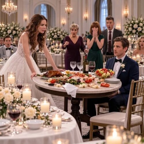 Just thirteen days after our wedding, I forgot to serve my brother-in-law at dinner. My husband str3ck me in front of everyone while his mother and brother smirked, “She had it coming.” I stood up, overturned the table, and said one sentence that left my husband completely speechless.