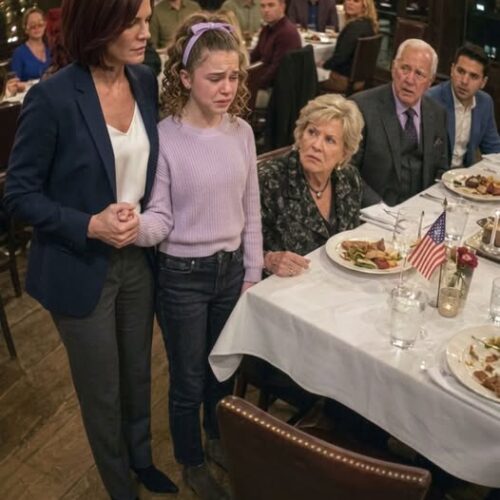 My mother looked at my 13-year-old daughter and whispered, “we don’t sit with mistakes,” i walked her out without saying a word…